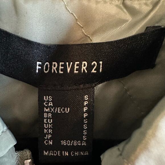 Forever21 Mint Green Jacket Size Small - Picture 3 of 4